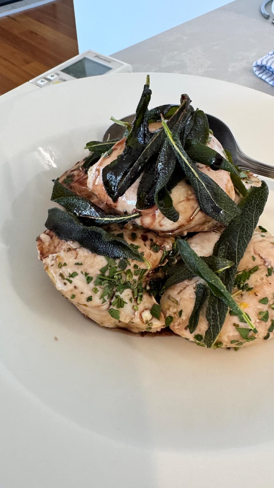 An artfully plated seasonal mushroom course